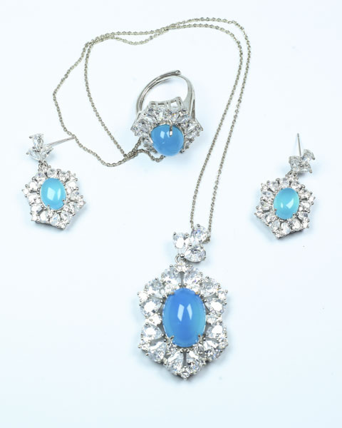 斯里兰卡克莱因蓝套链